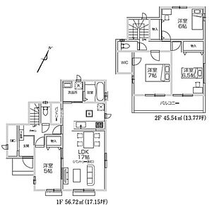 ☆収納豊富なお住まい☆
玄関にはベビーカーを収納可能な大容量SIC！キッチンにはパントリー、主寝室にWICを設置。必要な場所にしっかりと収納を設けられていますので、片づけしやすいお住まいです♪ 