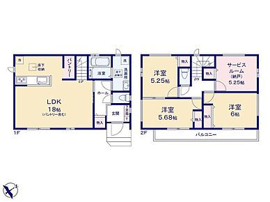 ☆ワンフロアタイプLDK☆
南東向きのLDKはひろびろ１８帖！大きな窓があり採光良好です。キッチン横には大容量のパントリー付き！何かと物がおおくなりがちなキッチンをすっきりとお使いいただけます♪ 