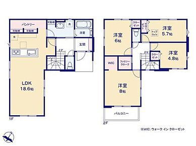☆大きなパントリー☆
ミネラルウォーターや調味料などの置き場所に最適です♪普段使わない調理器具の収納にも便利です。 