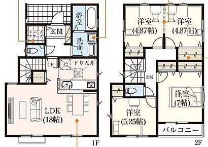 ☆玄関シューズクローク付き☆ベビーカーやアウトドア用品などお部屋に持ち込みづらいものを収納できるSIC付き。扉付きで玄関をすっきり見せられます。 