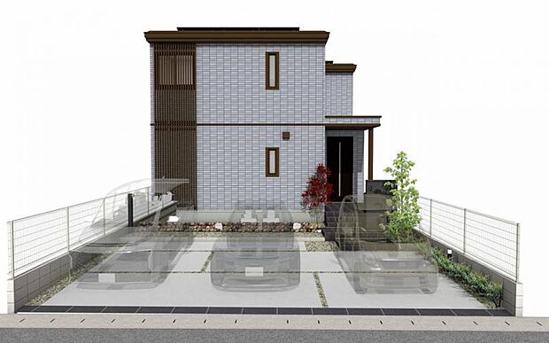 【B区画】外観 完成イメージパース