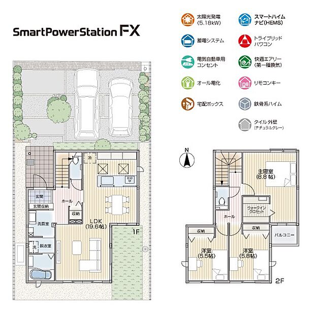 【B区画】間取り図:3LDK+W.I.C