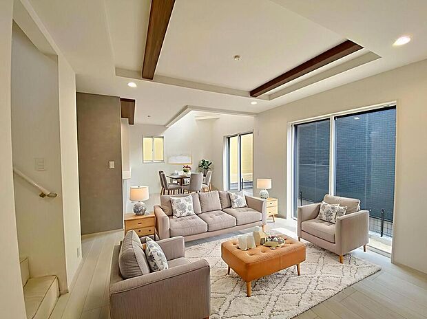 【☆2号棟☆】※本画像はCGで作成しており、実際に家具は置かれておりません。