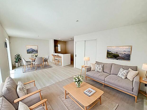 【■2号棟■】(本画像はCGで作成されており、実際に現地に家具は置かれておりません。)
