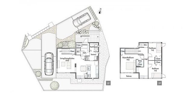 【3ＬＤＫ】C棟/記載の自動車は価格に含まれません。記載の家具は現況と異なります。