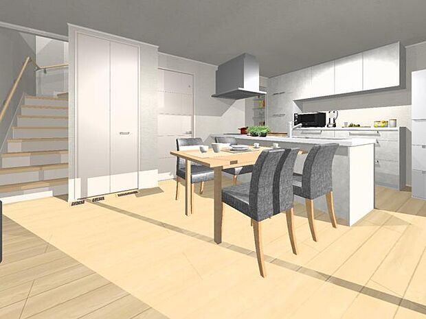 【A棟】ダイニングイメージパース