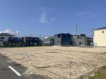 分譲地全景：南西から撮影