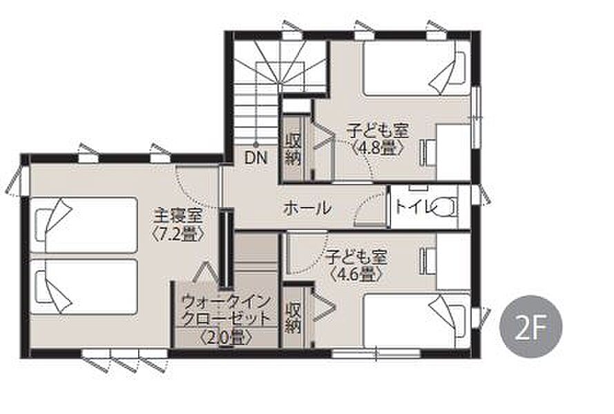 2階平面図