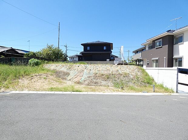 【現地土地写真】日当たり良好です。（2025年9月撮影）