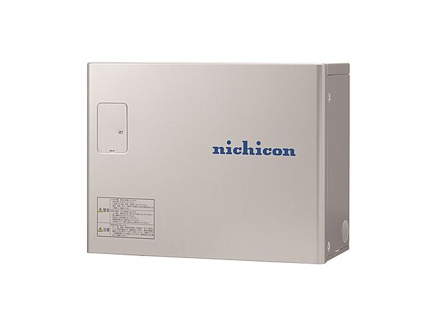 【蓄電池】【4号地:4.9kWh搭載・6号地:13.2kWh搭載】停電でも照明やテレビの使用、携帯の充電も。※停電時には蓄電池の残量が無いと復旧しません。停電時に自動ですべてのコンセント・照明・設備に電気が供給されます。同時に使用できる電力には限りがあります。蓄電池容量はカタログ値であり、実際に使える容量とは異なります。(画像は4.9kWhです。)