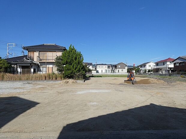 【現地土地写真】安心安全のセキスイハイムの分譲地です。(2025年10月撮影)