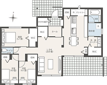 ※間取りに掲載の家具調度品は価格に含まれません。 