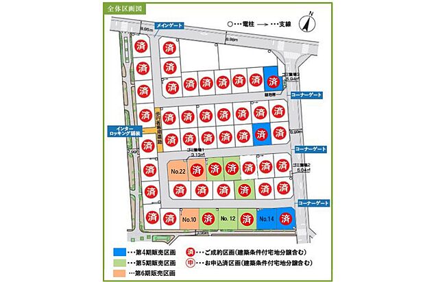 ユナイテッドハイムパークつくば松代
区画図