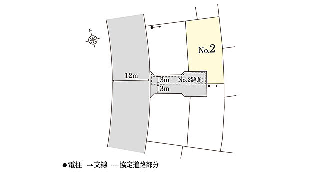 ハイムプレイス中舘II/区画図