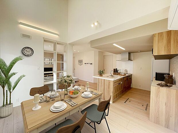 【価格改定】No.3／リビング
※家具類はCGによるイメージです