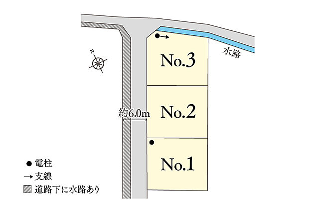 スマートハイムプレイス河原子4丁目区画図