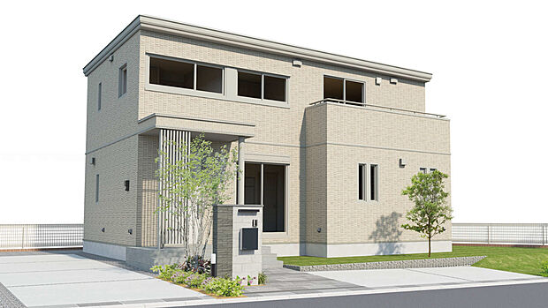 No.3/鉄骨系ユニット工法2階建 ※外観イメージ
設備:太陽光発電5.56kW、蓄電池13.2kWh