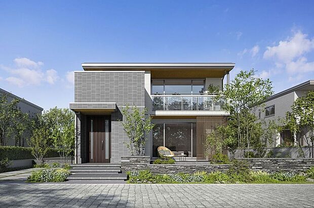 【【商品ラインナップ：鉄骨系】スマートパワーステーションFX】フラットルーフで太陽光を受けとめるスタイリッシュな佇まい
※セキスイハイムの代表外観です。お客様のご希望に合わせて商品タイプをお選びいただけます