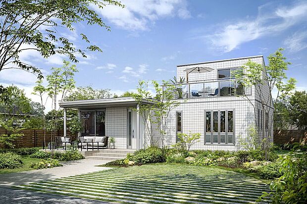 【【商品ラインナップ:鉄骨系】パルフェbjスタイル~平屋~】忙しい日常に贅沢な時間を。大人の穏やかな時間を愉しめる工夫が詰まった住まい
※セキスイハイムの代表外観です。お客様のご希望に合わせて商品タイプをお選びいただけます