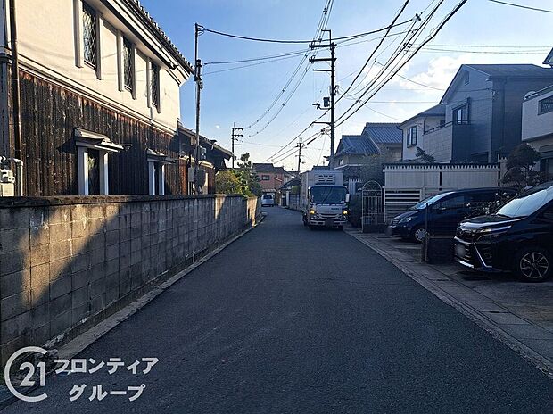 現地写真更新！現地ご案内とともに住宅ローンのご相談も承ります！実際の道路幅や雰囲気は、ぜひ一緒に現地で確認いたしましょう