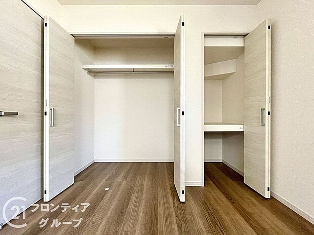 【収納】各室に収納スペ―スがありますのでお部屋スッキリ片付きますね