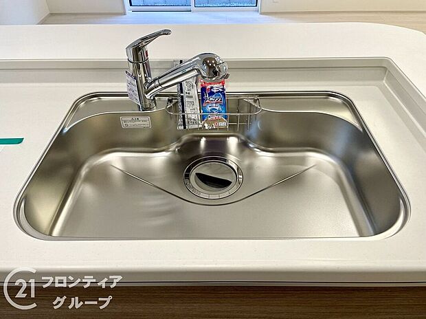 【その他設備】ワイドシンクなので家族が増えても洗い物楽々です