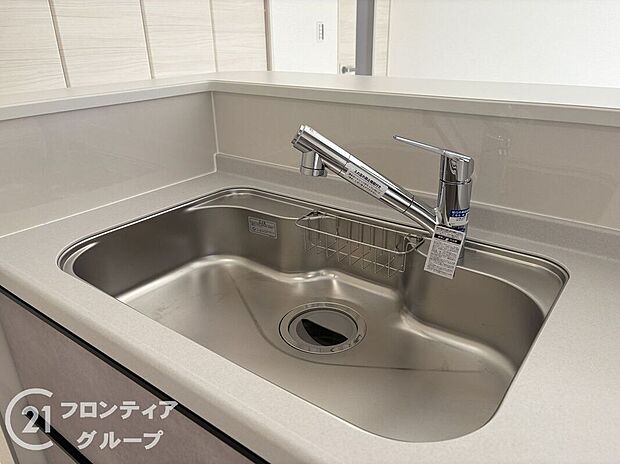 【その他設備】ワイドシンクなので家族が増えても洗い物楽々です