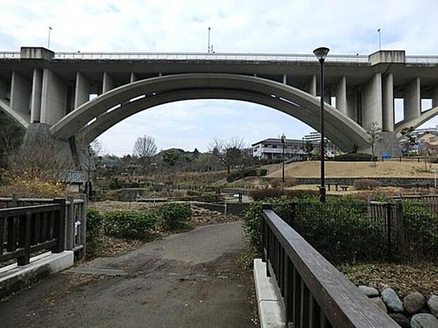 上谷戸親水公園（約286m）