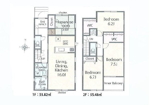 3880万円、4LDK、土地面積150.16m2、建物面積109.3m2 大容量のWICが2箇所ありお部屋がスッキリ ！急な雨でもお洗濯物が安心なインナーバルコニー付きです。