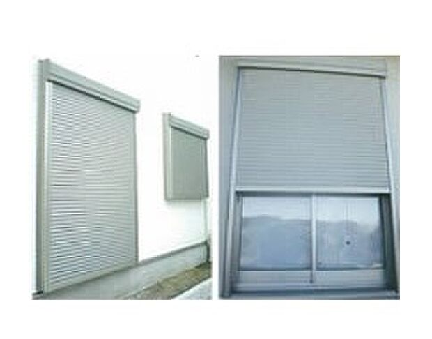 【一階シャッター雨戸】防犯面も安心です