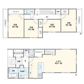 2号棟間取図 