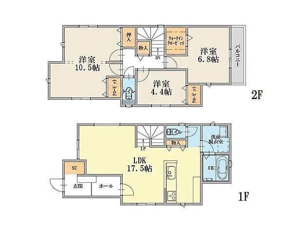 【3LDK】間取図