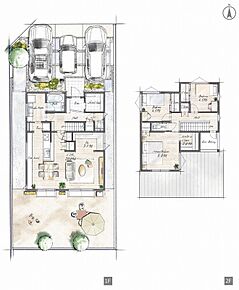 調湿・脱臭機能を持った高級感のある壁材「エコカラット」と関節照明が織りなすホテルライクな日常生活。 