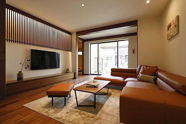 【【日進展示場】】陰翳礼讃。光と影の絶妙なバランス。あえて余白を残した落ち着いた大人空間。