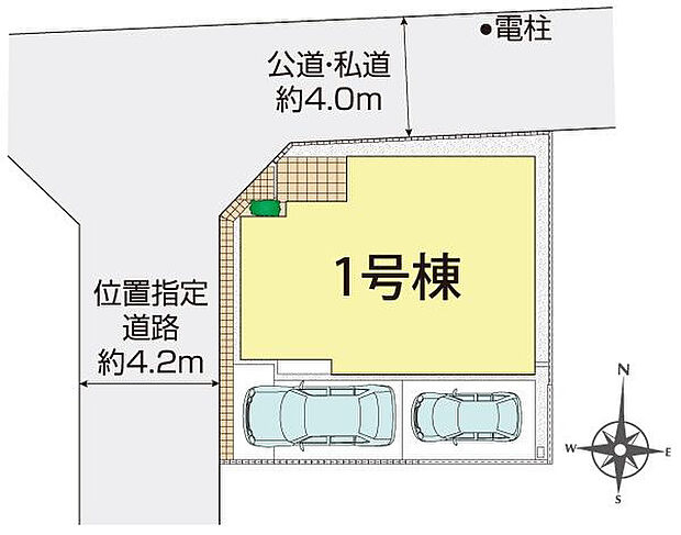 東村山市恩多町1丁目1棟 区画図