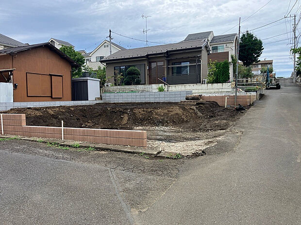 販売現地写真（2026年6月撮影）　建築前です