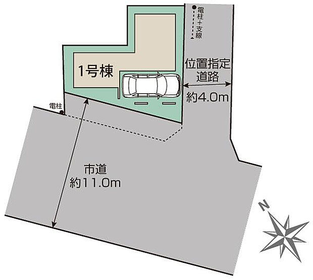 朝霞市三原3丁目1棟 区画図