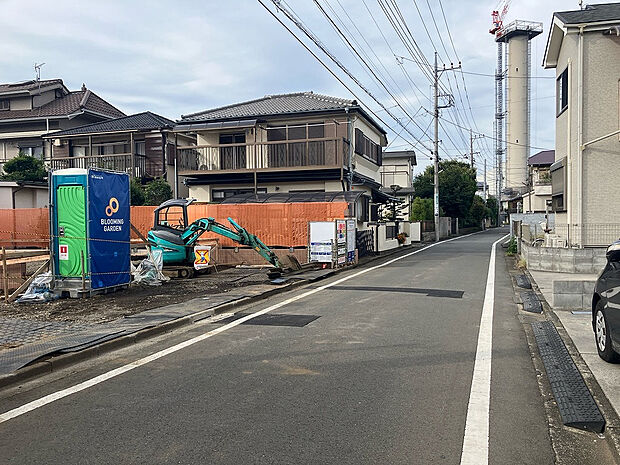 【販売現地写真(2025年10月撮影)】建築前です