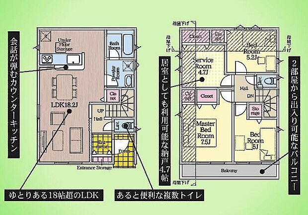 4480万円、3LDK+S(納戸)、土地面積112.19m2、建物面積92.94m2