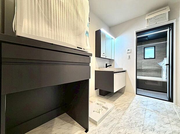 広々洗面室×乾太くん搭載♪