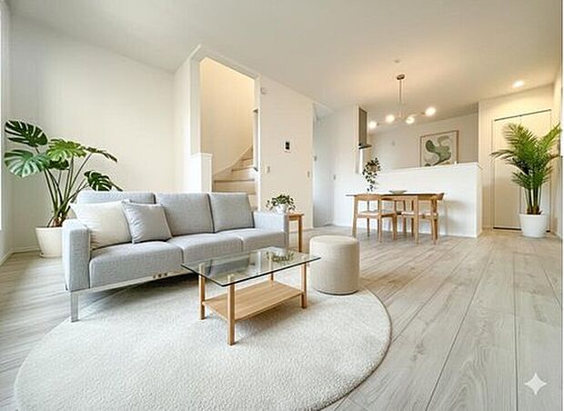 【LDK15.1帖】インテリアショップで見掛けた「あの家具」も置ける、ゆったりとした空間。時に広さが上質な寛ぎの時間になる事も。