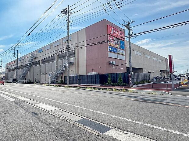 ヤオコー岩槻本丸店(約686m)