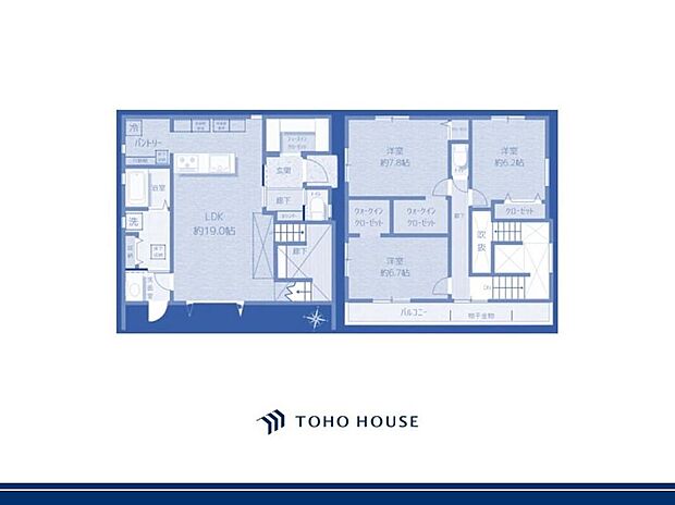 7480万円、3LDK、土地面積147.91m2、建物面積114.02m2 