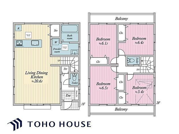 5080万円、4LDK、土地面積141.95m2、建物面積100.61m2 100.61m2の4LDK