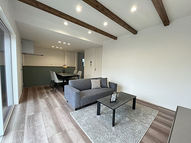 リビング　B号棟現地写真