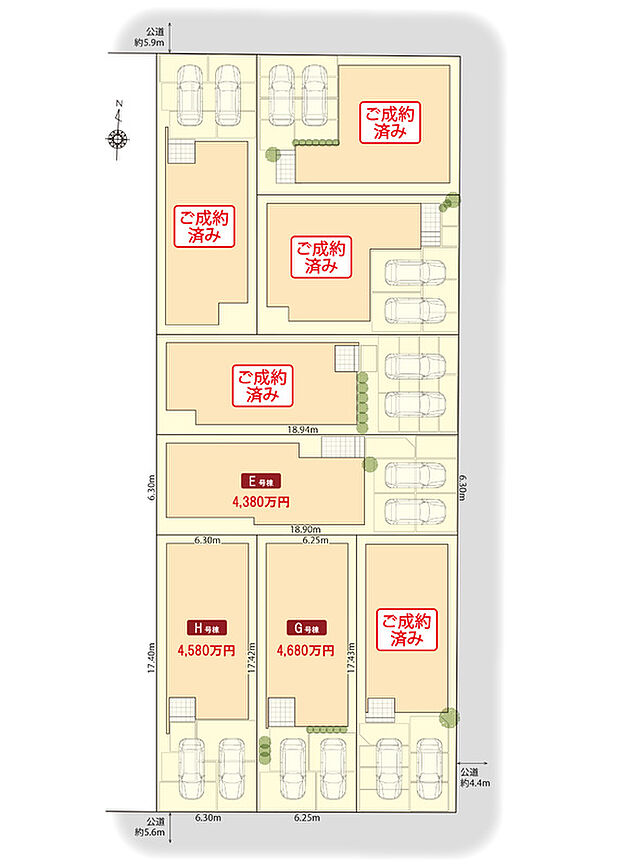 一宮市平和　区画図