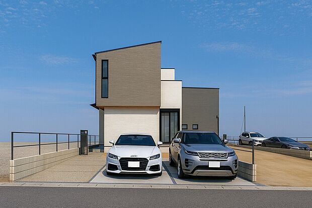 外観パース　A号棟
■完成済・内覧可■
お気軽にお問合せ下さいませ。