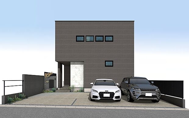 瑞穂区下山町の家　外観パース
■未完成物件の為モデルハウスへのご案内も致します。お気軽に「0120-928-571」までお問合せ下さい！