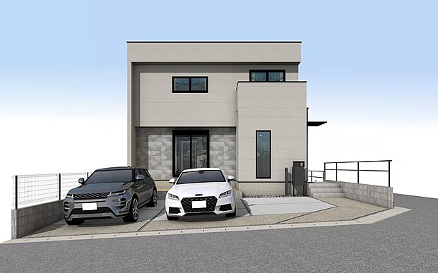 外観パース
並列3台駐車可！
