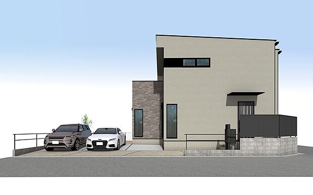 守山区喜多山の家　外観パース

未完成物件のため、モデルハウスへのご案内も致します！
お気軽に「0120-776-133」へご連絡下さい。